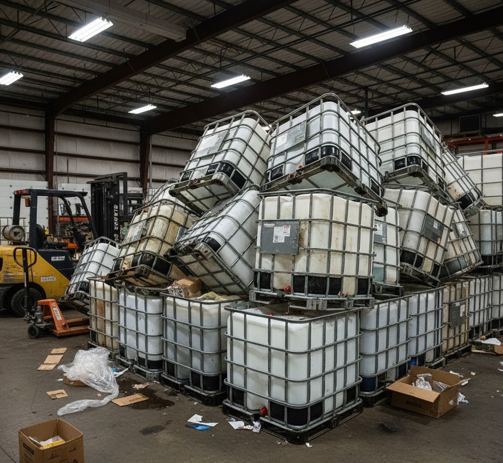 IBC totes - intermediate bulk containers for liquid storage